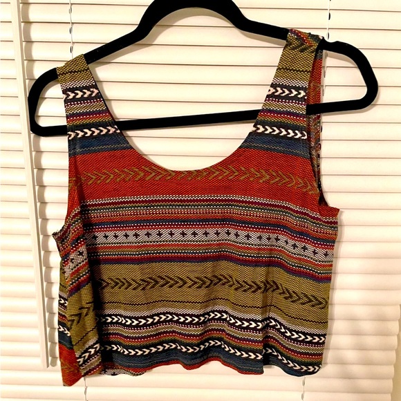 Aztec Crop Top - Picture 2 of 2